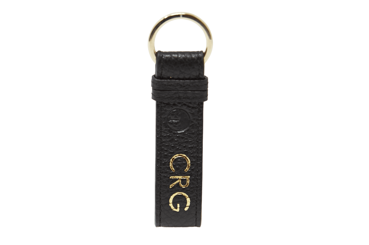 Rectangular Blacksand grain keychain