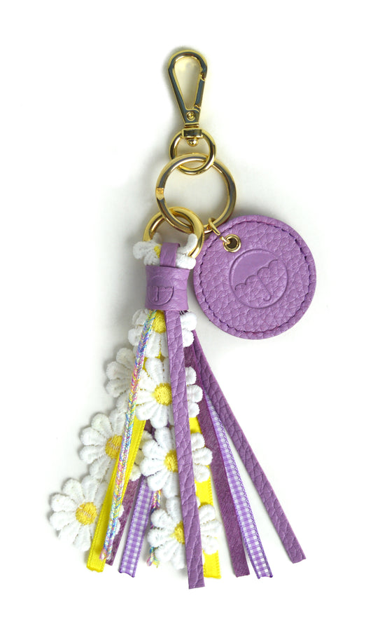 Llavero colgante flecos Tulip